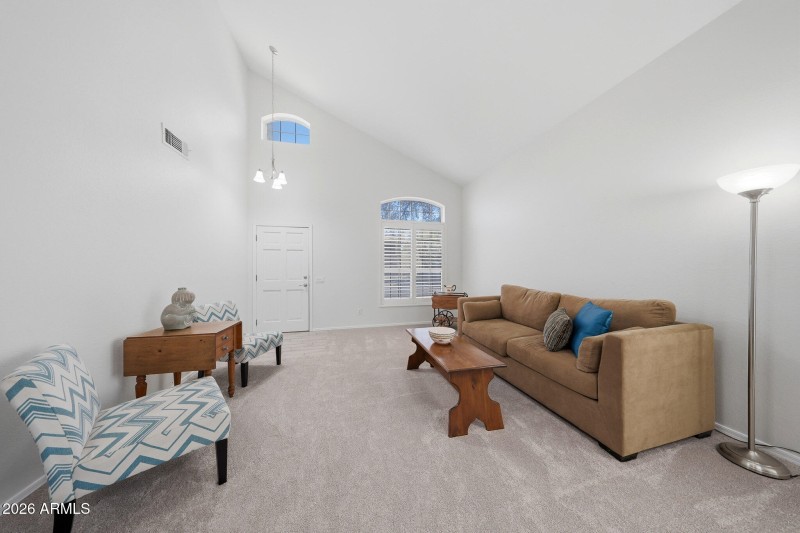 View of Living Room from Dining Area