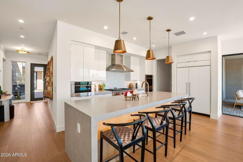 Entry and Kitchen Island