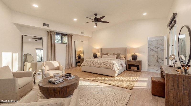 Primary Bedroom (Staged)