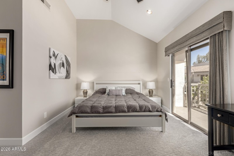 Primary bedroom w/ King bed