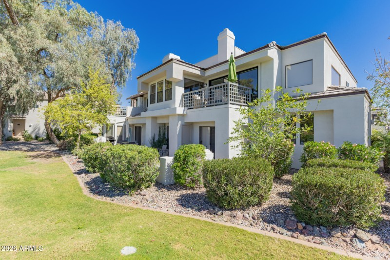 From the course looking up