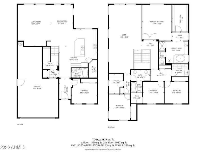 floor plan w/ measurements