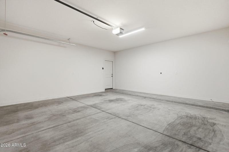 2 car garage with EV Prewire