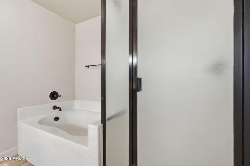 Primary Bathroom - Shower & Tub