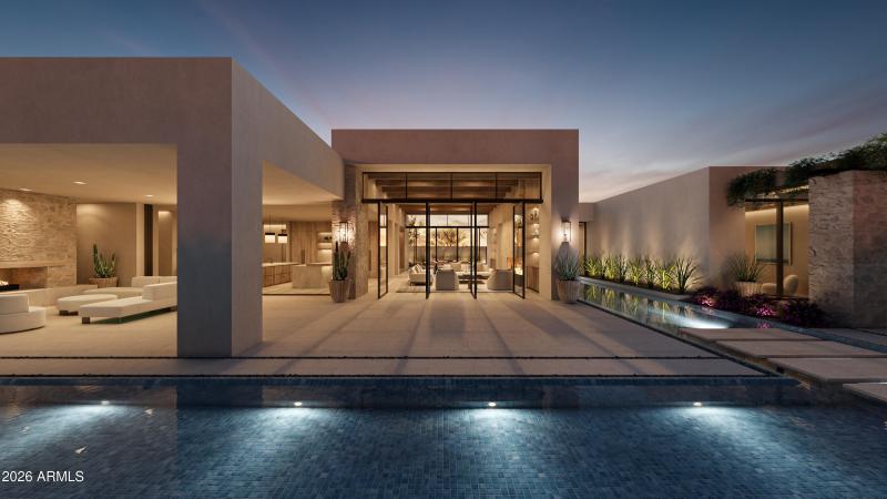 Covered Patio & Fireplace