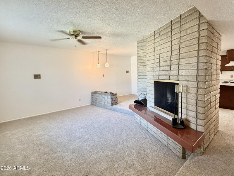 Wood Burning Fireplace