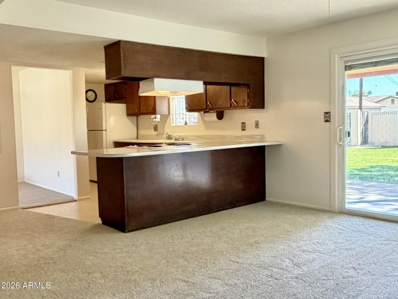 Secondary Living area adjoining kitchen