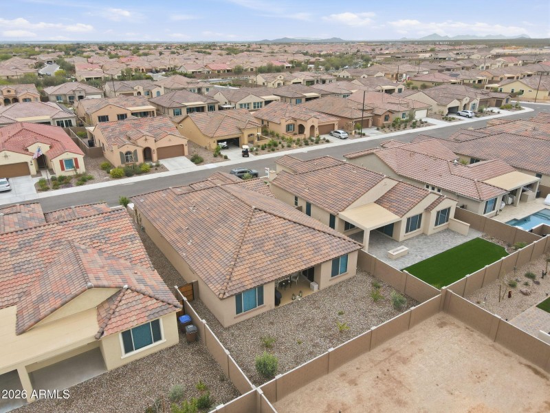 Backyard with Covered Patio