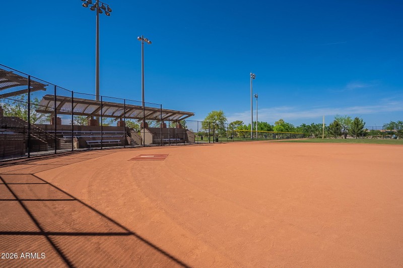 Lighted Baseball Field