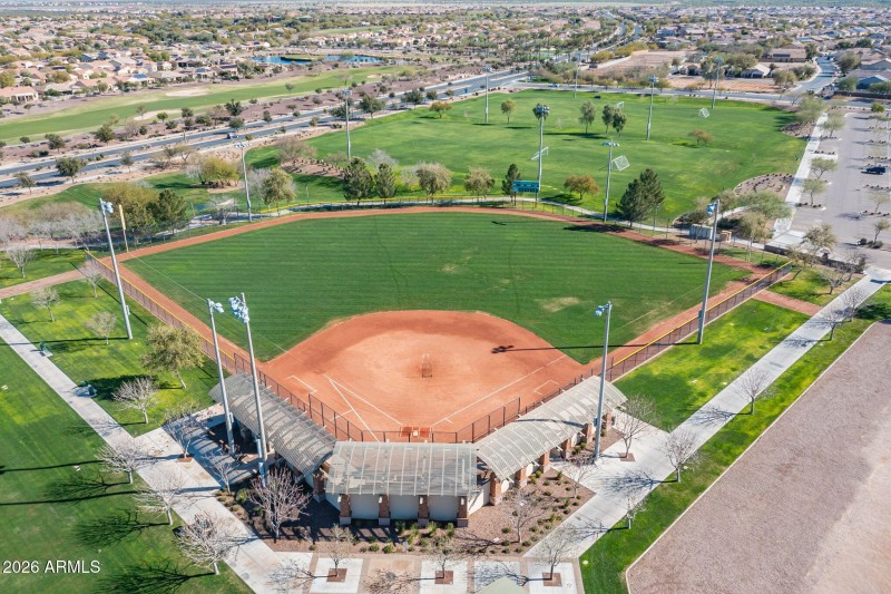 Lighted Baseball Field
