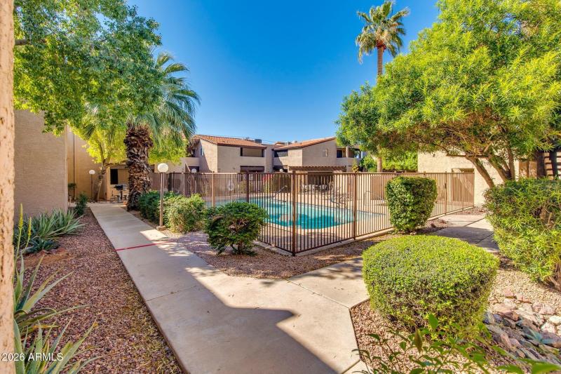 Steps to Community Pool