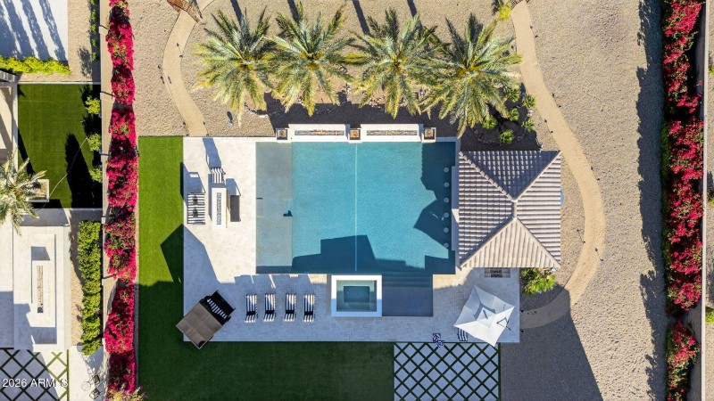 Aerial of Pool