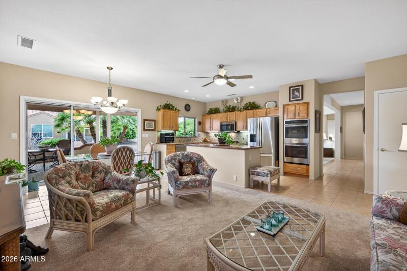Kitchen and Family Room