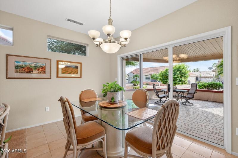 Breakfast Area off kitchen