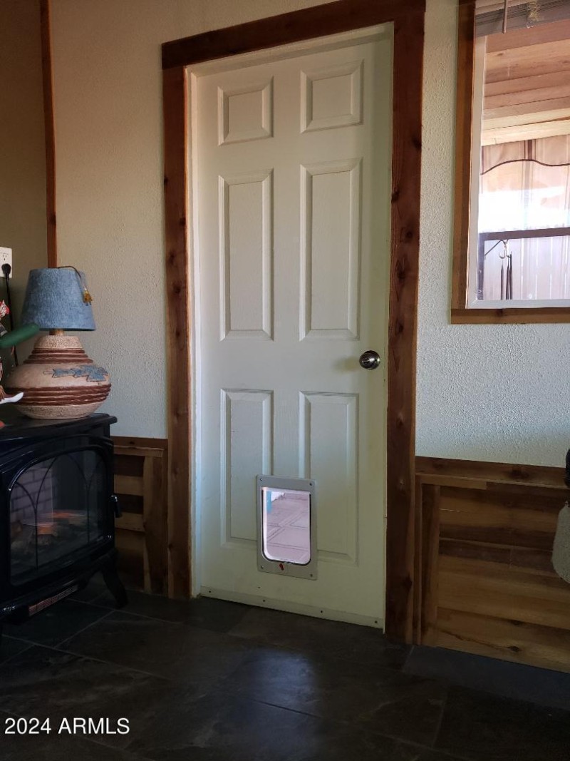 Back door off arizona room