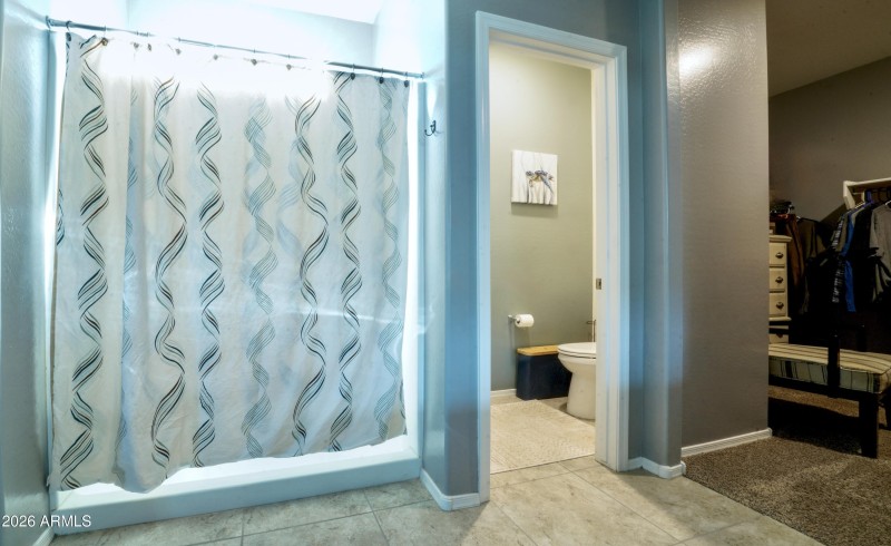 Shower in Master Bath