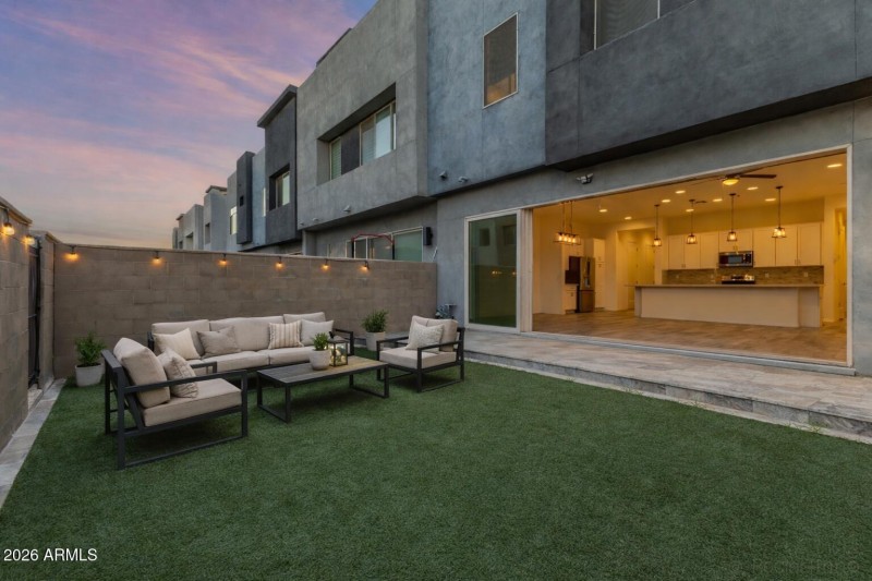 Backyard Virtually Staged