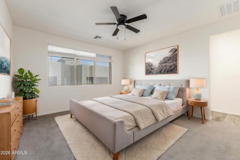 Master Bedroom Virtually Staged