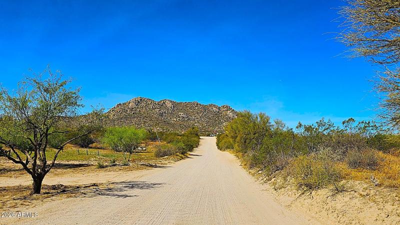 Dove Valley Rd. looking at Granite Mt.