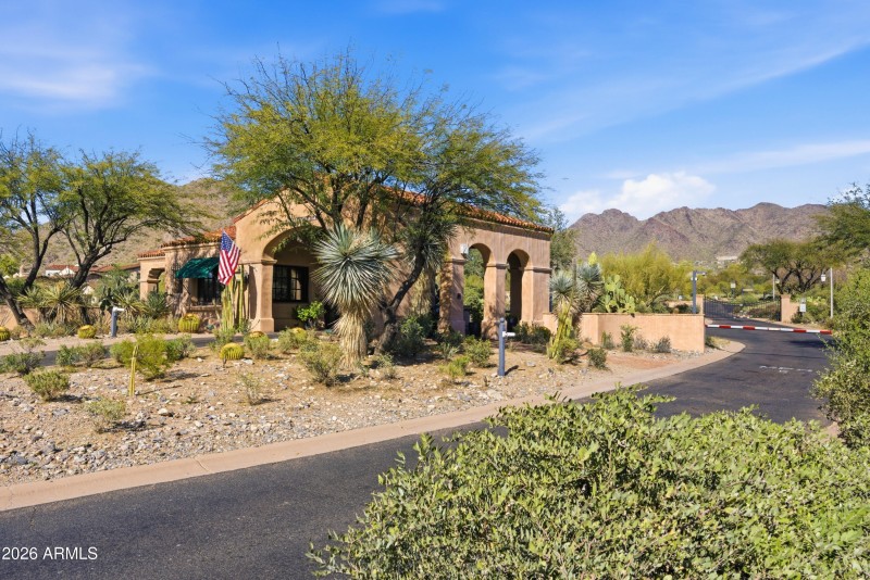 Guard Gated Community Entrance