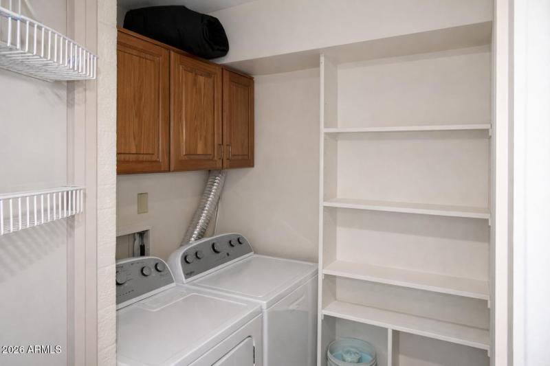 Washer, dryer, and pantry