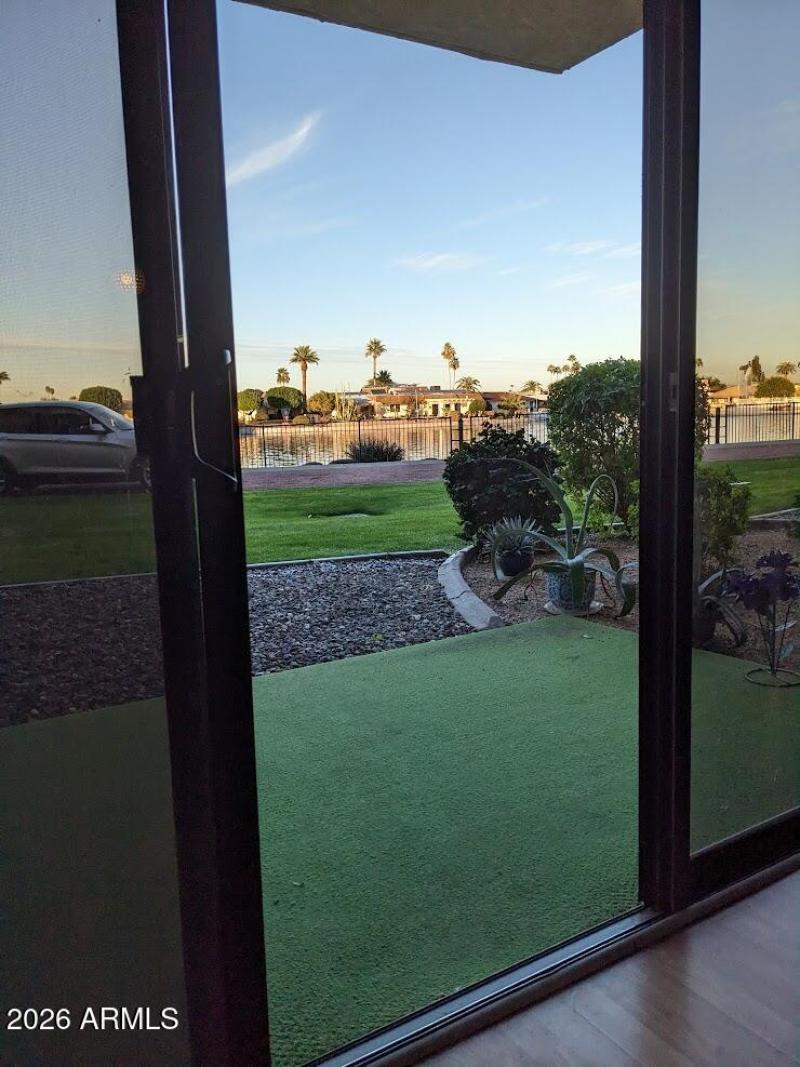 VIEW TO OUTSIDE.WATER VIEWS