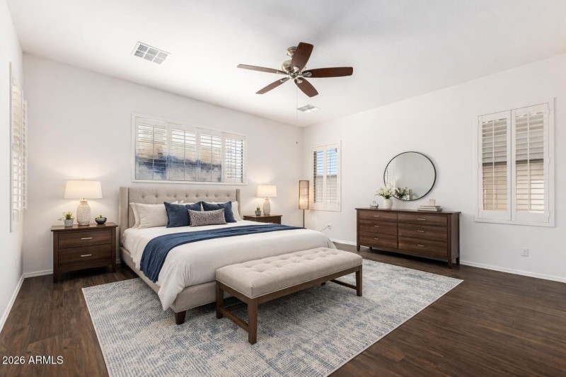 Virtual Bedroom Modern bedroom with calm