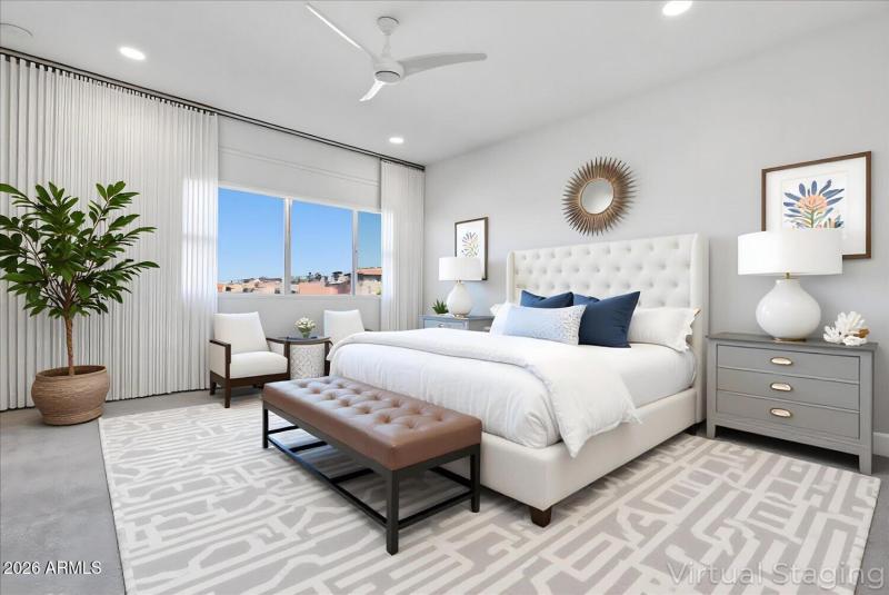 Primary Bedroom - Virtual Staging