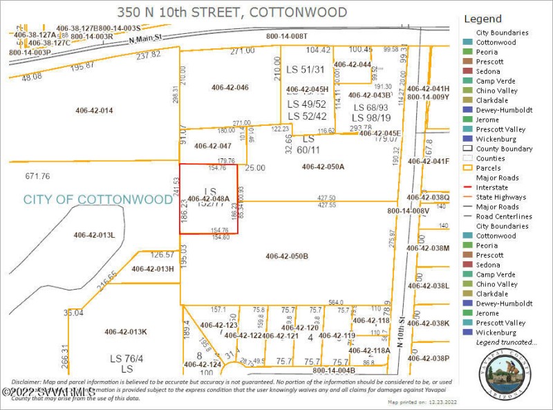 PLAT MAP 350 S 10TH STREET
