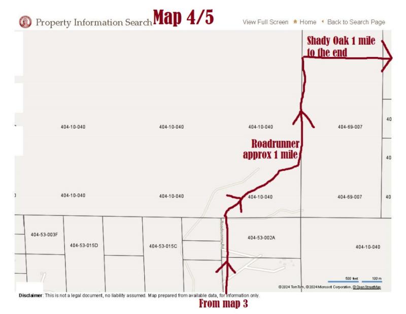 Map with directions 4/5
