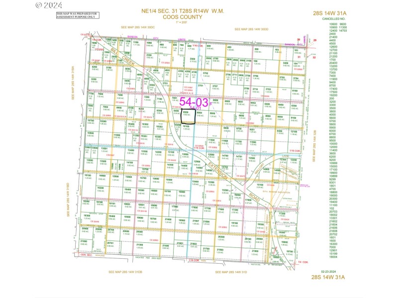 Approximate Property Lines