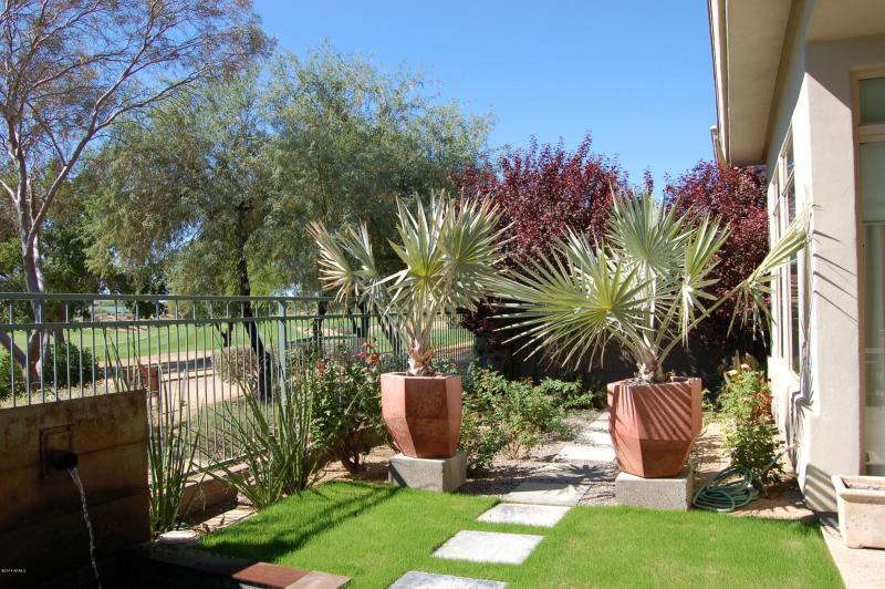 Back Yard & Rose Garden View