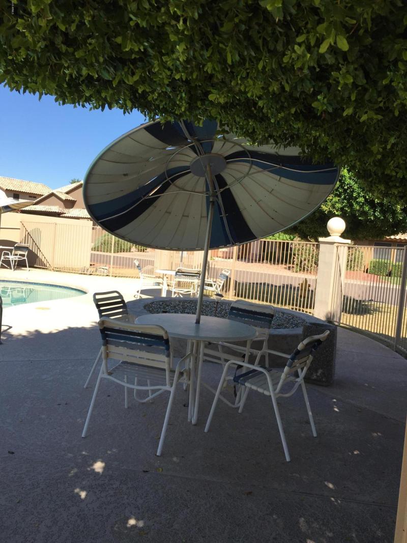 Pool area table and chairs