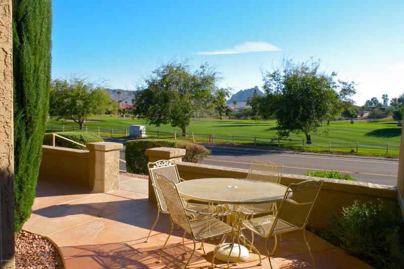 VIEW FROM FRONT PATIO