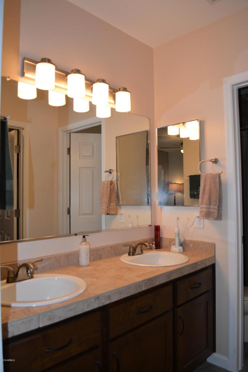 Master Bathroom with double sink