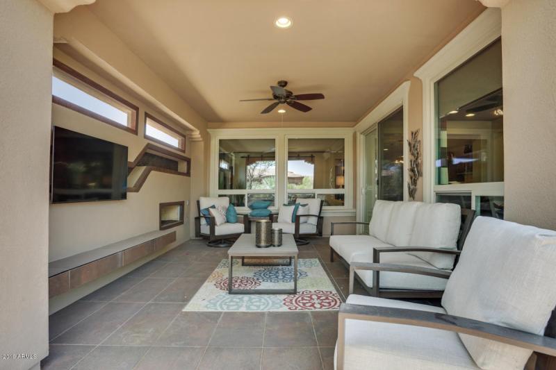 COVERED PATIO VIEWED FROM BACKYARD