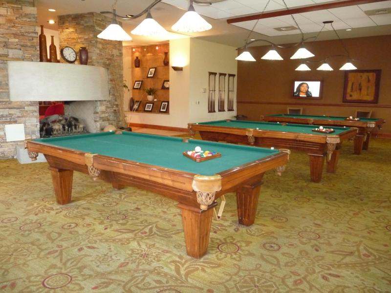 ENJOY BILLIARDS AT THE KIVA CLUB