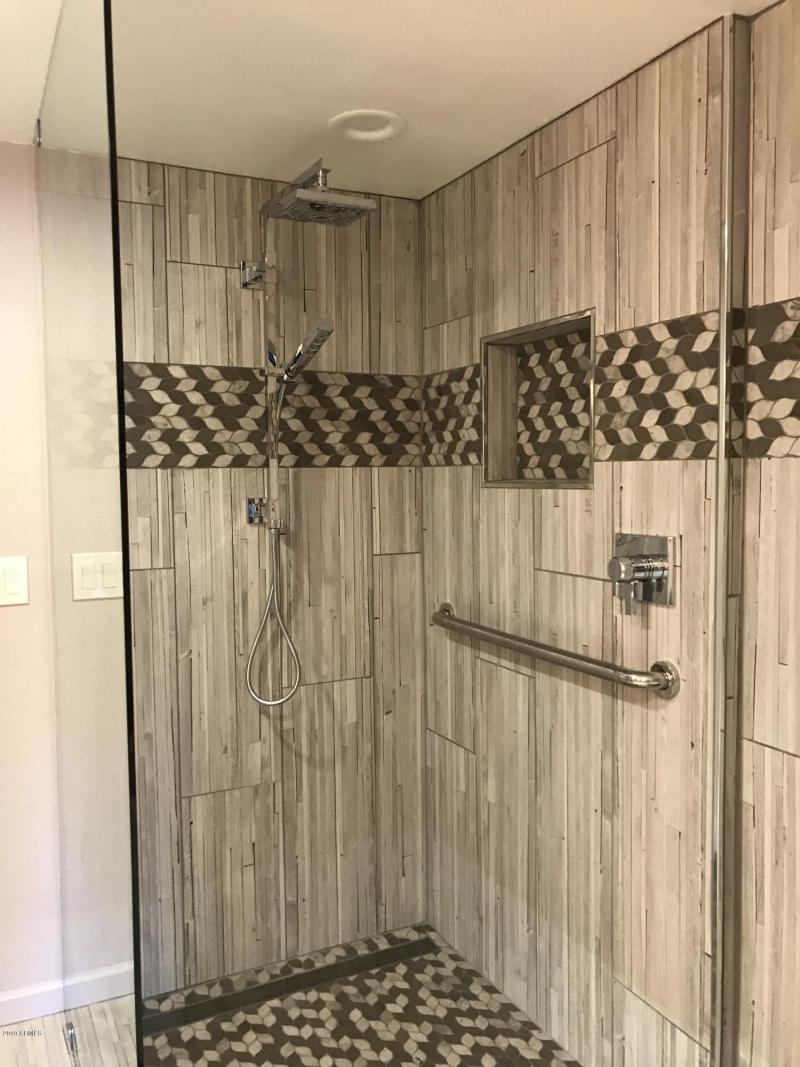 Master shower