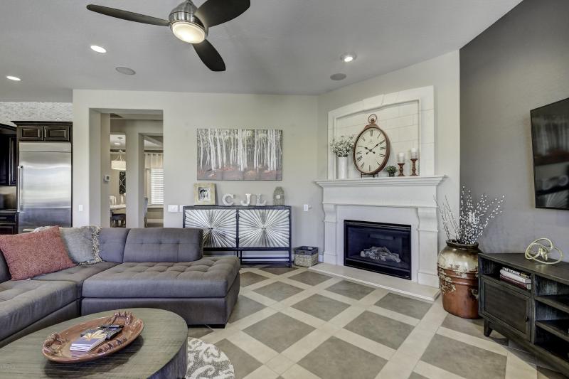 Family Room with fireplace