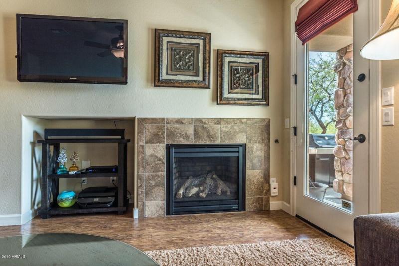 Encore- tv fireplace