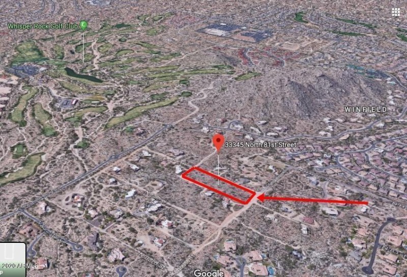 81st St aerial with golf course