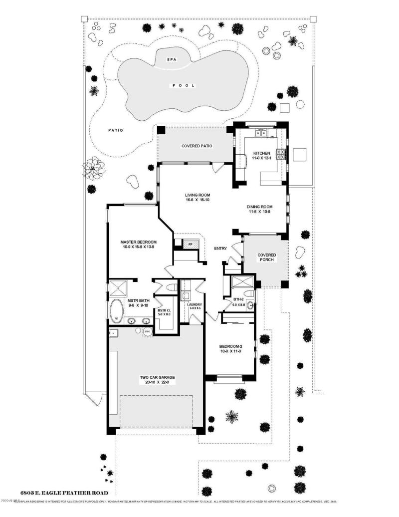 6803 E Eagle Feather Rd - Floor Plan