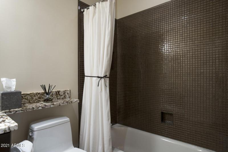 Hall Bath Tub and Shower