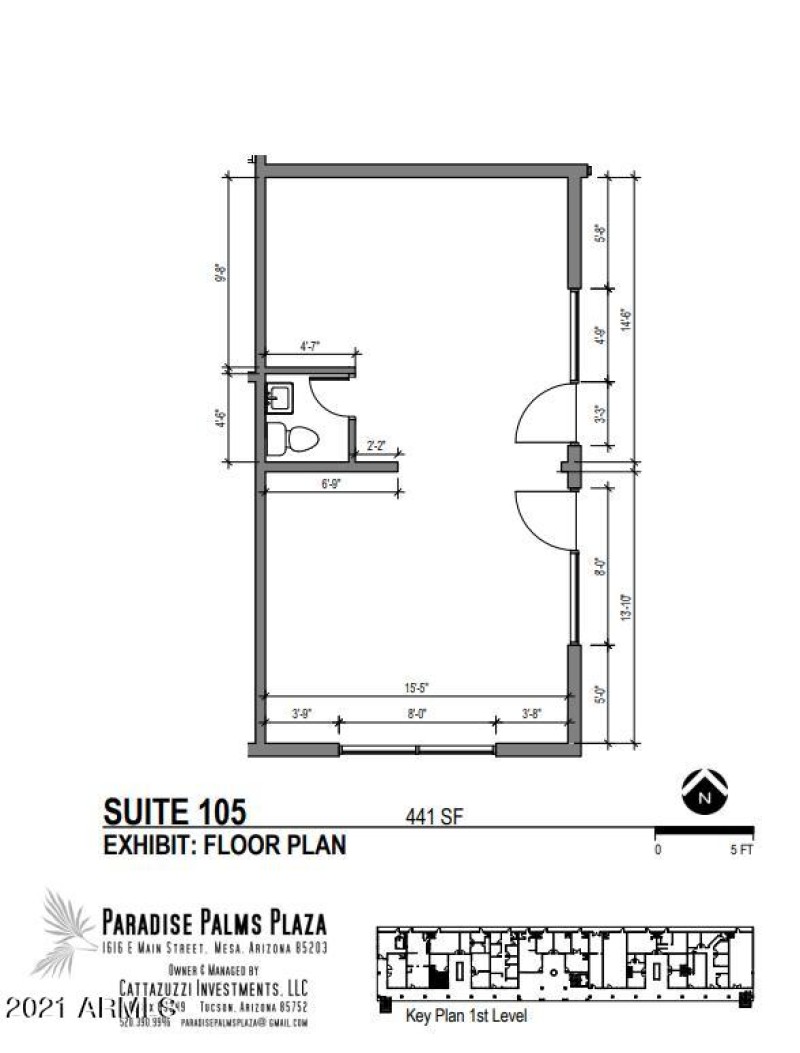 Suite 105 floorplan