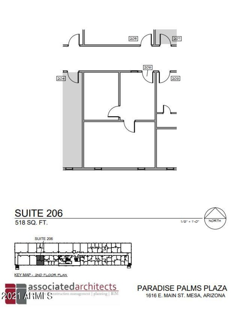 Suite 206 floorplan