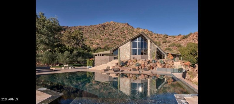 House view with pool
