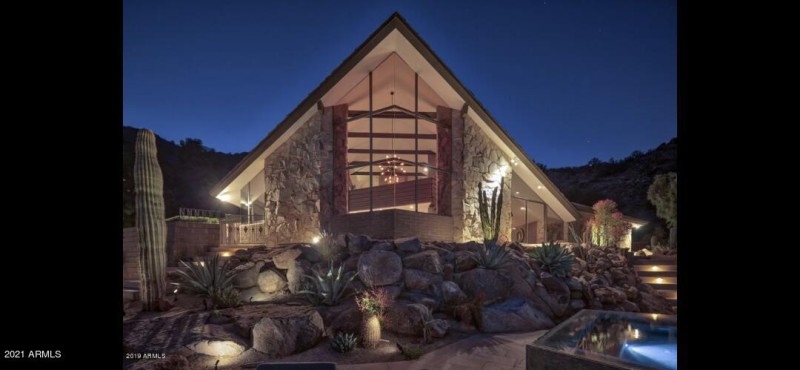 House from back yard