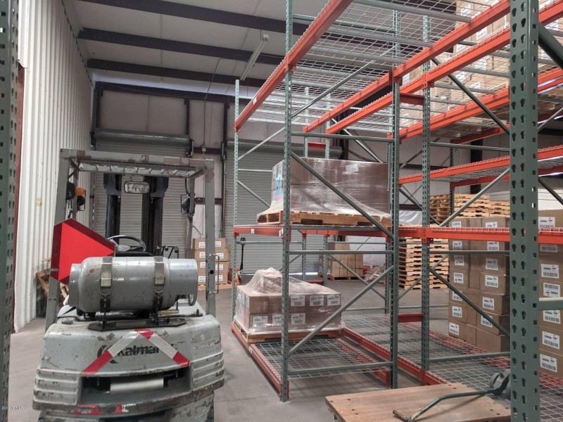 Warehouse more storage and work areas