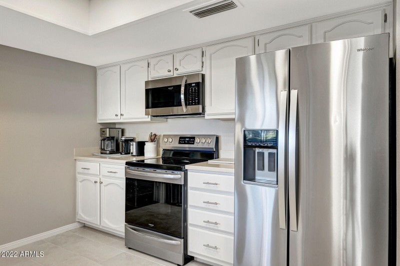 Kitchen with Stainless Steel Appliances