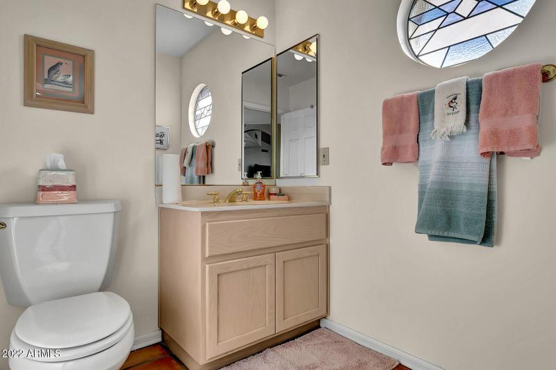 Half Bath by Kitchen